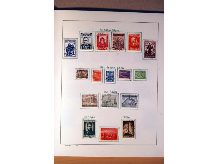 1865/1977, umfangreiche vorwiegend ungebrauchte und gestempelte Sammlung Estland, Lettland und Litauen, Tschechoslowakei, Rum
