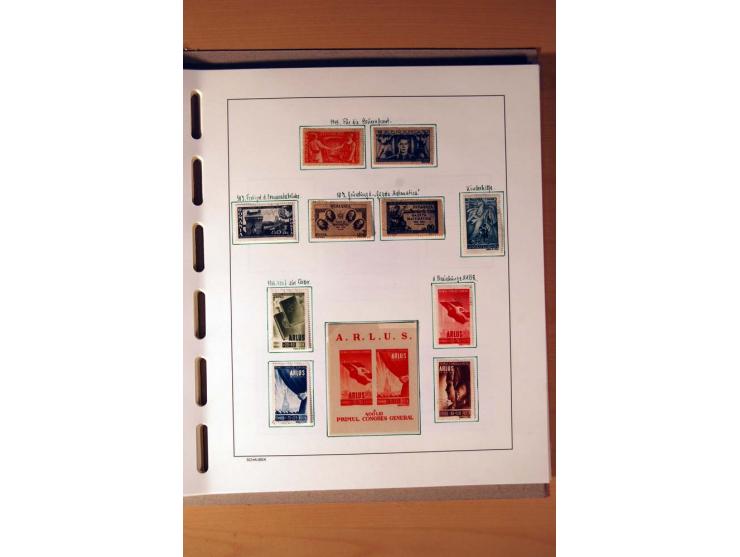 1865/1977, umfangreiche vorwiegend ungebrauchte und gestempelte Sammlung Estland, Lettland und Litauen, Tschechoslowakei, Rum
