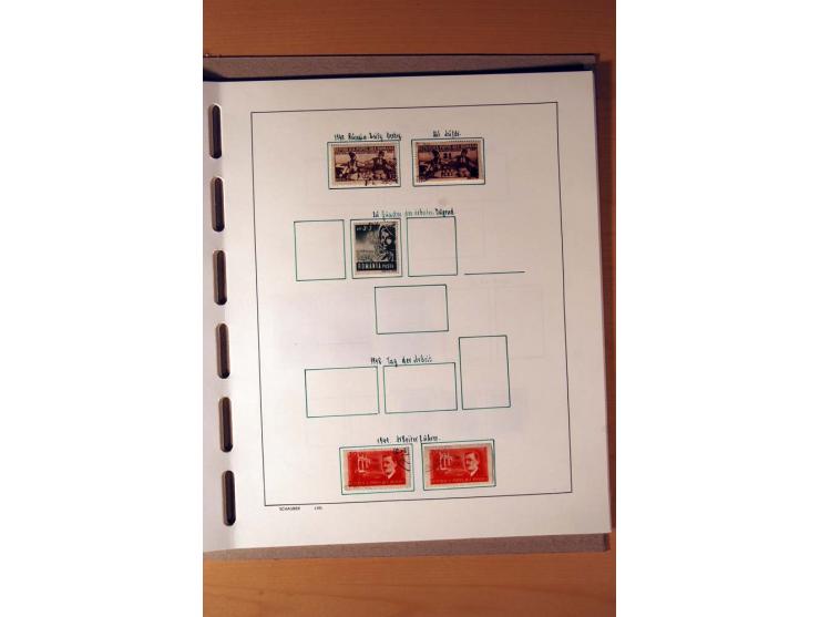 1865/1977, umfangreiche vorwiegend ungebrauchte und gestempelte Sammlung Estland, Lettland und Litauen, Tschechoslowakei, Rum
