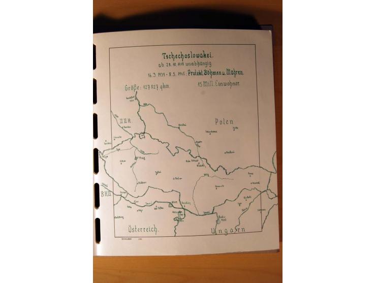 1865/1977, umfangreiche vorwiegend ungebrauchte und gestempelte Sammlung Estland, Lettland und Litauen, Tschechoslowakei, Rum
