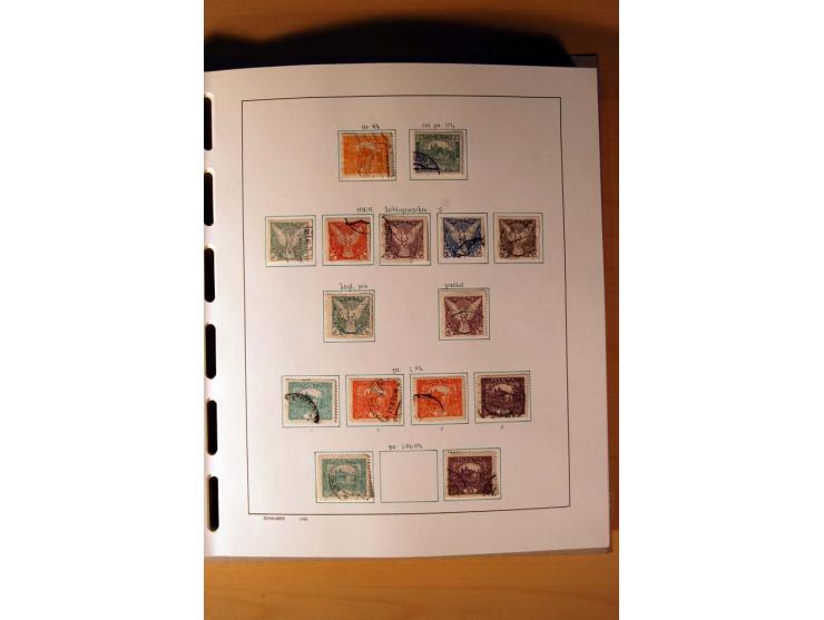 1865/1977, umfangreiche vorwiegend ungebrauchte und gestempelte Sammlung Estland, Lettland und Litauen, Tschechoslowakei, Rum