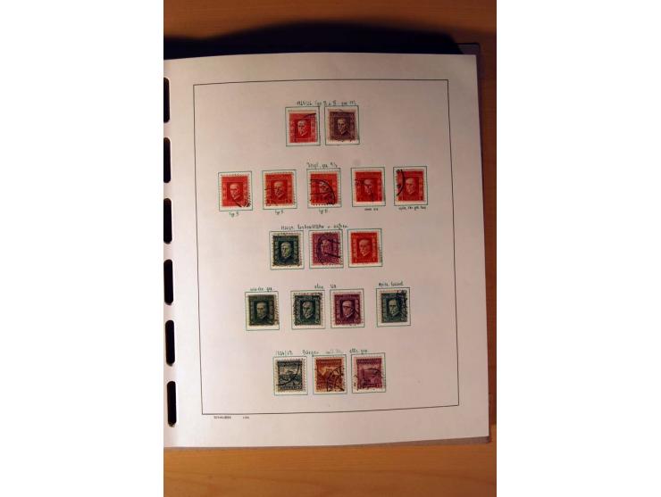 1865/1977, umfangreiche vorwiegend ungebrauchte und gestempelte Sammlung Estland, Lettland und Litauen, Tschechoslowakei, Rum