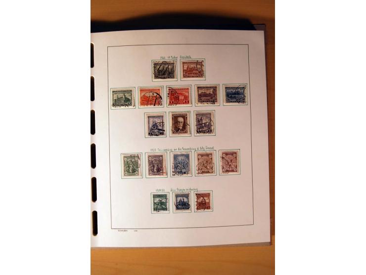 1865/1977, umfangreiche vorwiegend ungebrauchte und gestempelte Sammlung Estland, Lettland und Litauen, Tschechoslowakei, Rum