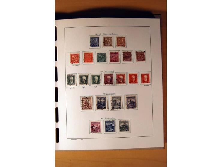 1865/1977, umfangreiche vorwiegend ungebrauchte und gestempelte Sammlung Estland, Lettland und Litauen, Tschechoslowakei, Rum