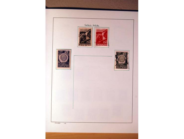 1865/1977, umfangreiche vorwiegend ungebrauchte und gestempelte Sammlung Estland, Lettland und Litauen, Tschechoslowakei, Rum