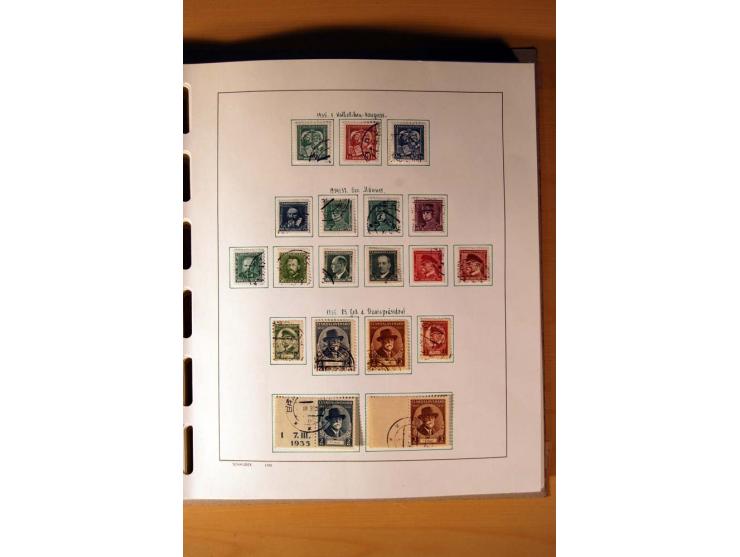 1865/1977, umfangreiche vorwiegend ungebrauchte und gestempelte Sammlung Estland, Lettland und Litauen, Tschechoslowakei, Rum