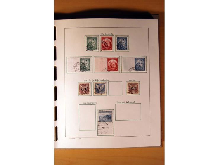 1865/1977, umfangreiche vorwiegend ungebrauchte und gestempelte Sammlung Estland, Lettland und Litauen, Tschechoslowakei, Rum