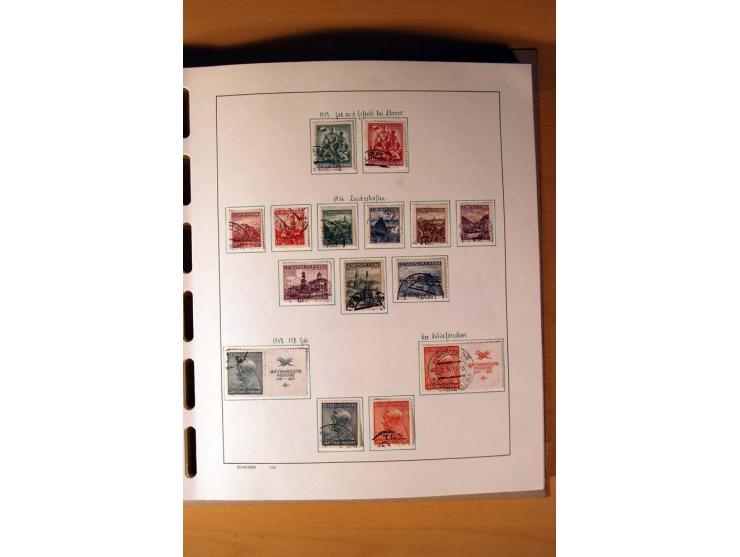 1865/1977, umfangreiche vorwiegend ungebrauchte und gestempelte Sammlung Estland, Lettland und Litauen, Tschechoslowakei, Rum