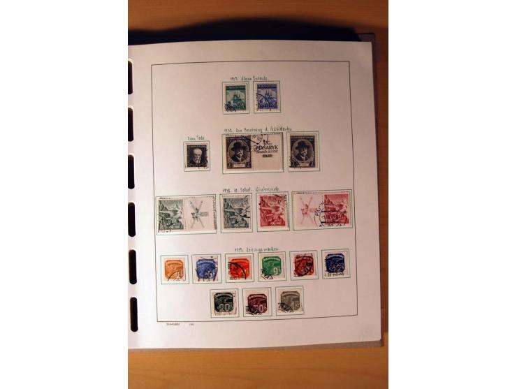 1865/1977, umfangreiche vorwiegend ungebrauchte und gestempelte Sammlung Estland, Lettland und Litauen, Tschechoslowakei, Rum