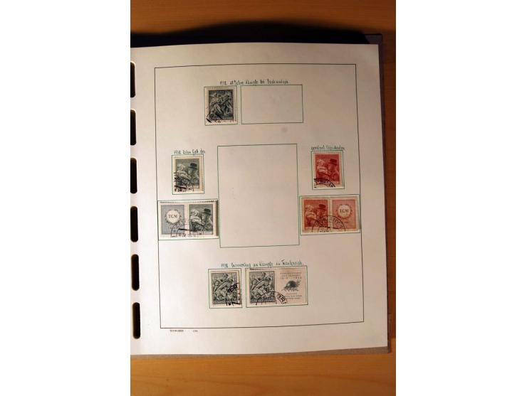 1865/1977, umfangreiche vorwiegend ungebrauchte und gestempelte Sammlung Estland, Lettland und Litauen, Tschechoslowakei, Rum