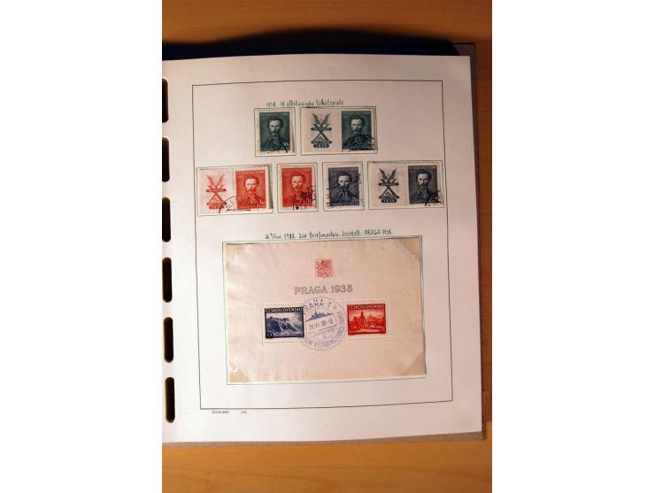 1865/1977, umfangreiche vorwiegend ungebrauchte und gestempelte Sammlung Estland, Lettland und Litauen, Tschechoslowakei, Rum