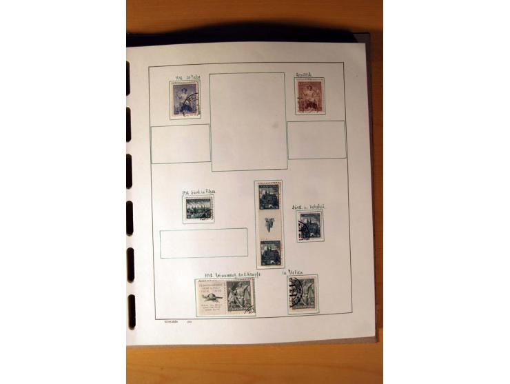 1865/1977, umfangreiche vorwiegend ungebrauchte und gestempelte Sammlung Estland, Lettland und Litauen, Tschechoslowakei, Rum