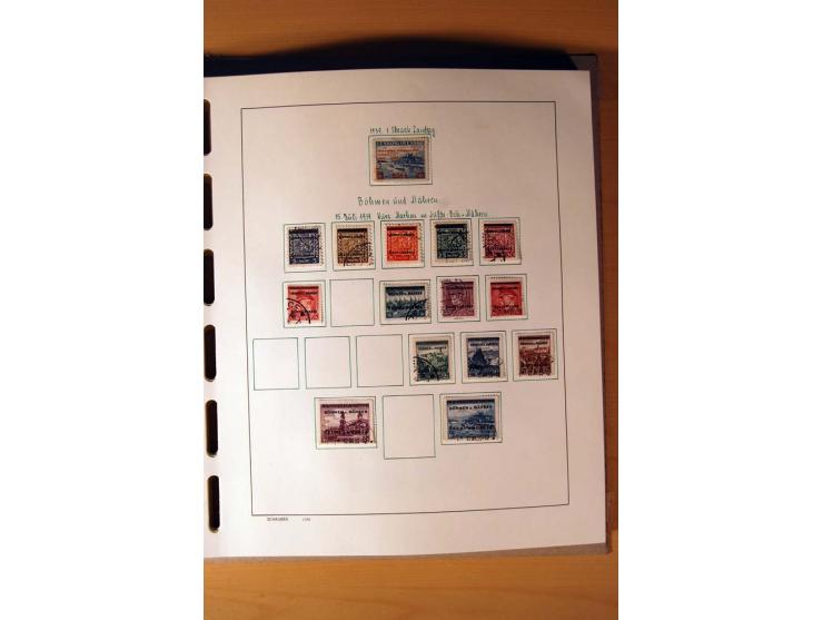 1865/1977, umfangreiche vorwiegend ungebrauchte und gestempelte Sammlung Estland, Lettland und Litauen, Tschechoslowakei, Rum