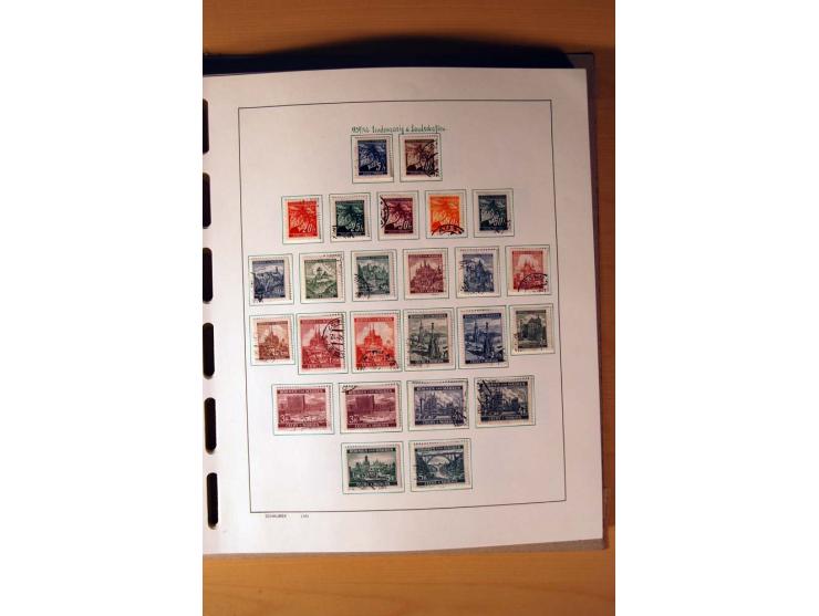 1865/1977, umfangreiche vorwiegend ungebrauchte und gestempelte Sammlung Estland, Lettland und Litauen, Tschechoslowakei, Rum