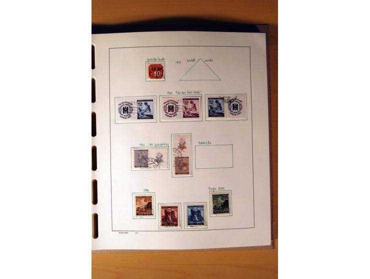 1865/1977, umfangreiche vorwiegend ungebrauchte und gestempelte Sammlung Estland, Lettland und Litauen, Tschechoslowakei, Rum