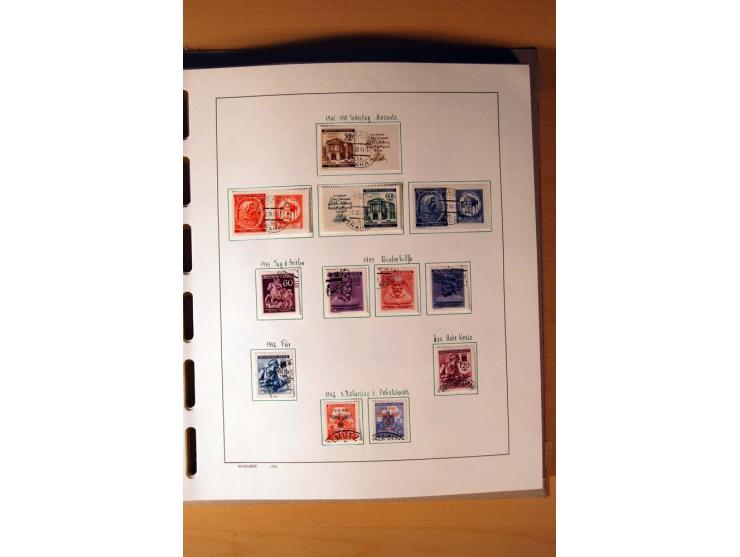 1865/1977, umfangreiche vorwiegend ungebrauchte und gestempelte Sammlung Estland, Lettland und Litauen, Tschechoslowakei, Rum