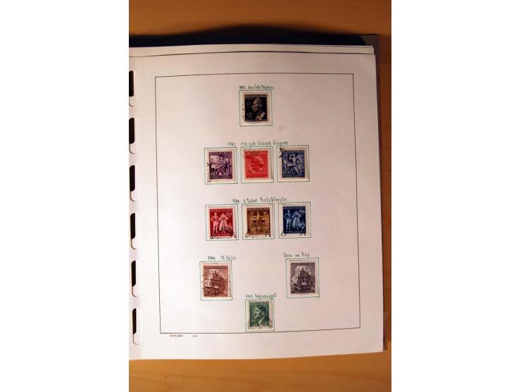 1865/1977, umfangreiche vorwiegend ungebrauchte und gestempelte Sammlung Estland, Lettland und Litauen, Tschechoslowakei, Rum