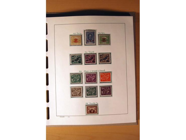 1865/1977, umfangreiche vorwiegend ungebrauchte und gestempelte Sammlung Estland, Lettland und Litauen, Tschechoslowakei, Rum