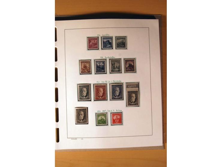 1865/1977, umfangreiche vorwiegend ungebrauchte und gestempelte Sammlung Estland, Lettland und Litauen, Tschechoslowakei, Rum