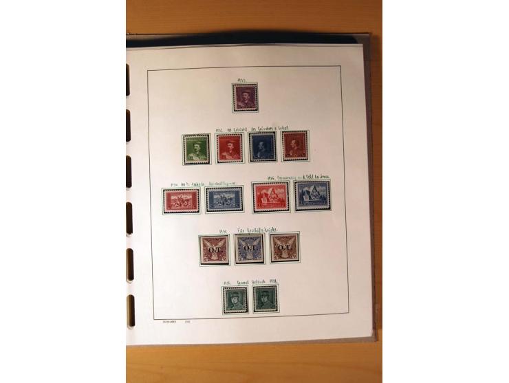 1865/1977, umfangreiche vorwiegend ungebrauchte und gestempelte Sammlung Estland, Lettland und Litauen, Tschechoslowakei, Rum