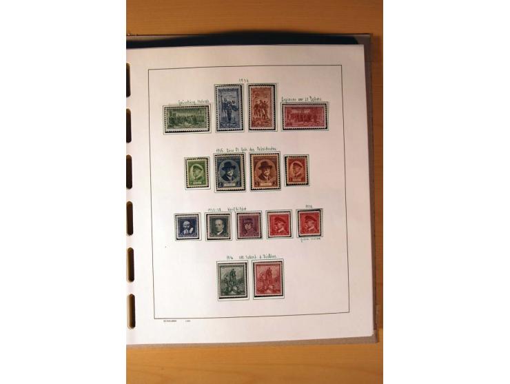 1865/1977, umfangreiche vorwiegend ungebrauchte und gestempelte Sammlung Estland, Lettland und Litauen, Tschechoslowakei, Rum