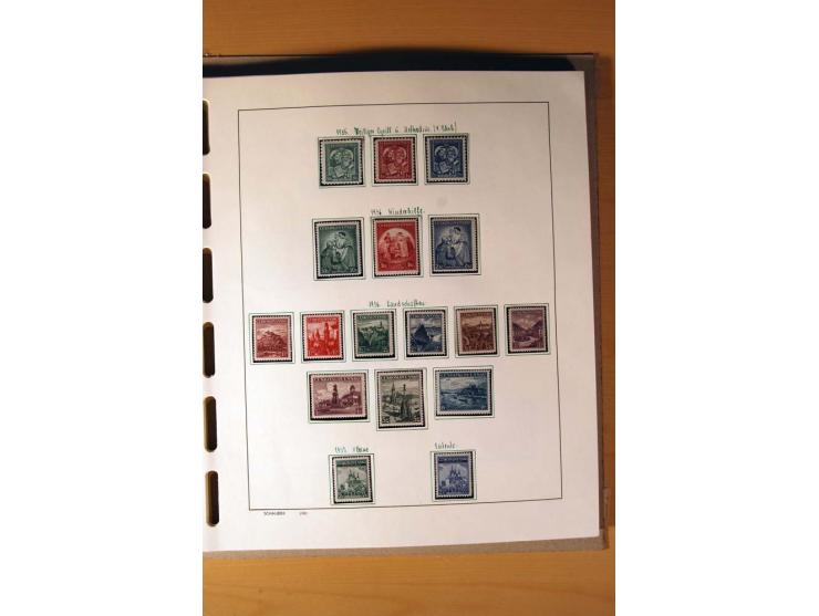 1865/1977, umfangreiche vorwiegend ungebrauchte und gestempelte Sammlung Estland, Lettland und Litauen, Tschechoslowakei, Rum