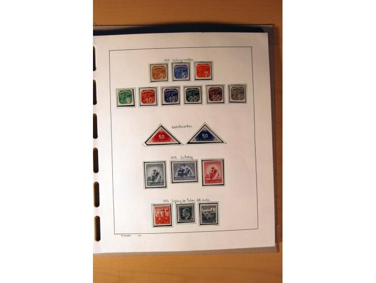 1865/1977, umfangreiche vorwiegend ungebrauchte und gestempelte Sammlung Estland, Lettland und Litauen, Tschechoslowakei, Rum