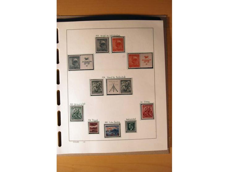 1865/1977, umfangreiche vorwiegend ungebrauchte und gestempelte Sammlung Estland, Lettland und Litauen, Tschechoslowakei, Rum