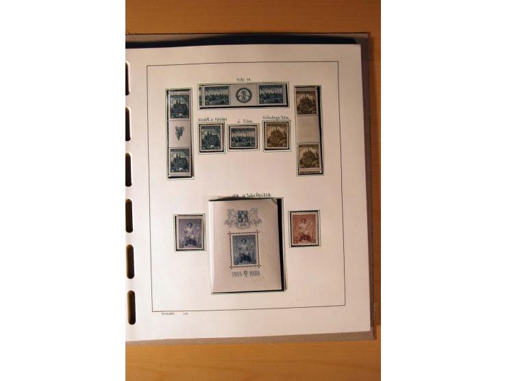 1865/1977, umfangreiche vorwiegend ungebrauchte und gestempelte Sammlung Estland, Lettland und Litauen, Tschechoslowakei, Rum