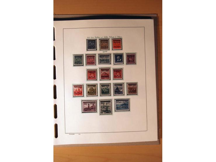 1865/1977, umfangreiche vorwiegend ungebrauchte und gestempelte Sammlung Estland, Lettland und Litauen, Tschechoslowakei, Rum