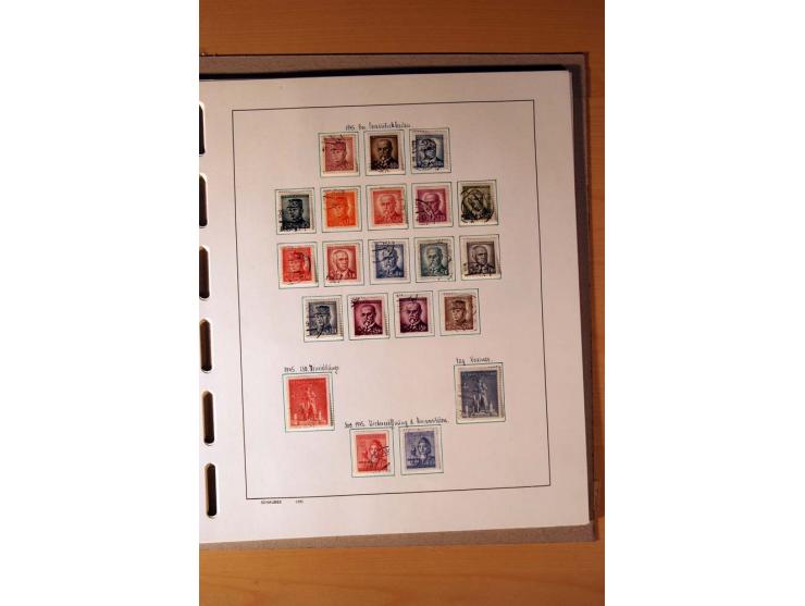 1865/1977, umfangreiche vorwiegend ungebrauchte und gestempelte Sammlung Estland, Lettland und Litauen, Tschechoslowakei, Rum