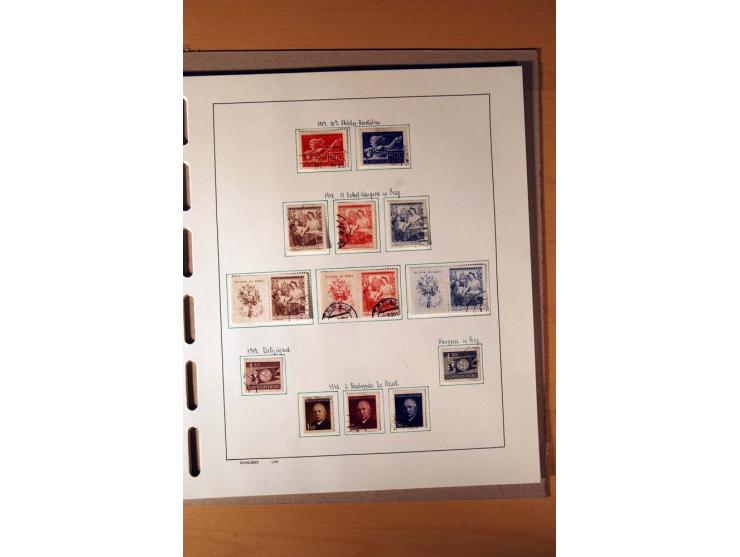 1865/1977, umfangreiche vorwiegend ungebrauchte und gestempelte Sammlung Estland, Lettland und Litauen, Tschechoslowakei, Rum