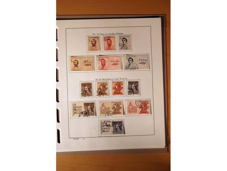 1865/1977, umfangreiche vorwiegend ungebrauchte und gestempelte Sammlung Estland, Lettland und Litauen, Tschechoslowakei, Rum