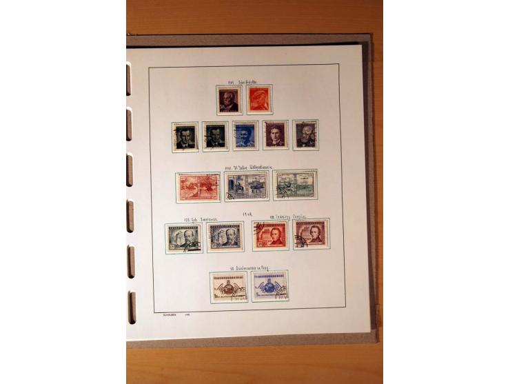 1865/1977, umfangreiche vorwiegend ungebrauchte und gestempelte Sammlung Estland, Lettland und Litauen, Tschechoslowakei, Rum