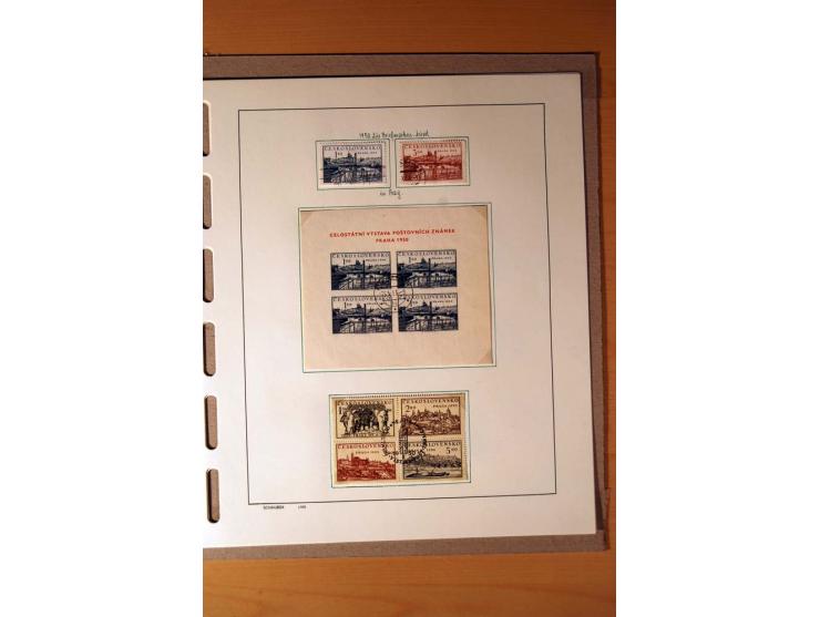 1865/1977, umfangreiche vorwiegend ungebrauchte und gestempelte Sammlung Estland, Lettland und Litauen, Tschechoslowakei, Rum