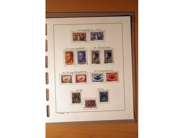 1865/1977, umfangreiche vorwiegend ungebrauchte und gestempelte Sammlung Estland, Lettland und Litauen, Tschechoslowakei, Rum
