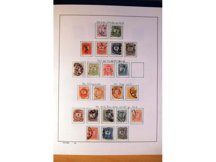 1865/1977, umfangreiche vorwiegend ungebrauchte und gestempelte Sammlung Estland, Lettland und Litauen, Tschechoslowakei, Rum