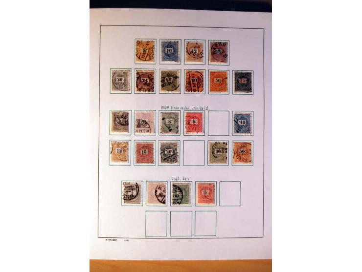 1865/1977, umfangreiche vorwiegend ungebrauchte und gestempelte Sammlung Estland, Lettland und Litauen, Tschechoslowakei, Rum