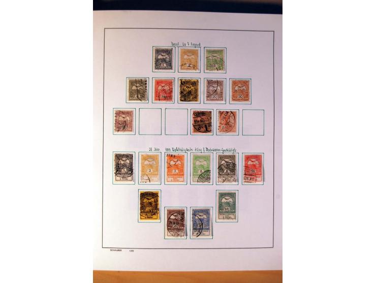 1865/1977, umfangreiche vorwiegend ungebrauchte und gestempelte Sammlung Estland, Lettland und Litauen, Tschechoslowakei, Rum