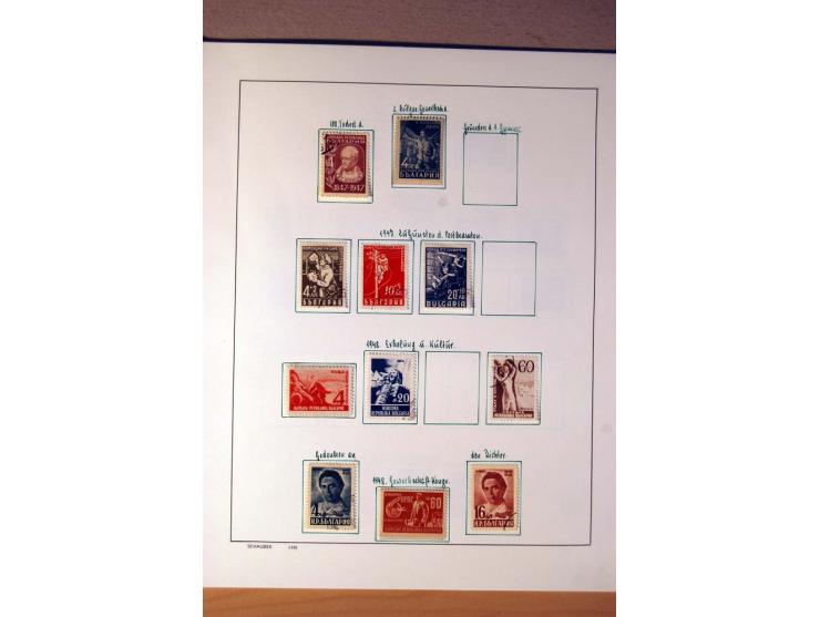 1865/1977, umfangreiche vorwiegend ungebrauchte und gestempelte Sammlung Estland, Lettland und Litauen, Tschechoslowakei, Rum