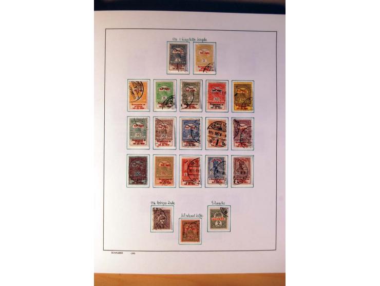 1865/1977, umfangreiche vorwiegend ungebrauchte und gestempelte Sammlung Estland, Lettland und Litauen, Tschechoslowakei, Rum