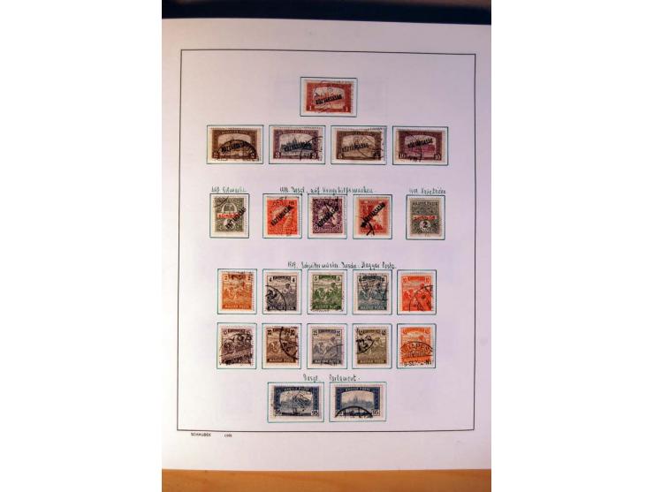 1865/1977, umfangreiche vorwiegend ungebrauchte und gestempelte Sammlung Estland, Lettland und Litauen, Tschechoslowakei, Rum