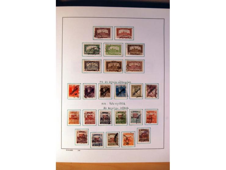 1865/1977, umfangreiche vorwiegend ungebrauchte und gestempelte Sammlung Estland, Lettland und Litauen, Tschechoslowakei, Rum