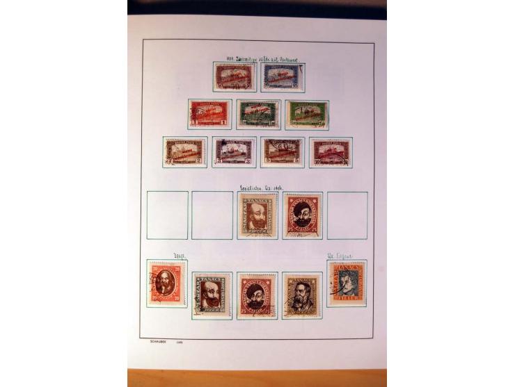 1865/1977, umfangreiche vorwiegend ungebrauchte und gestempelte Sammlung Estland, Lettland und Litauen, Tschechoslowakei, Rum