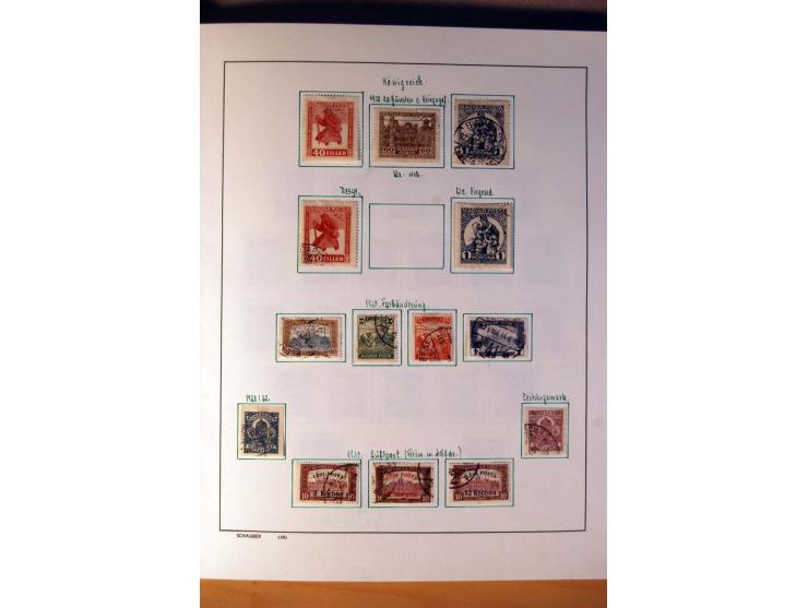 1865/1977, umfangreiche vorwiegend ungebrauchte und gestempelte Sammlung Estland, Lettland und Litauen, Tschechoslowakei, Rum