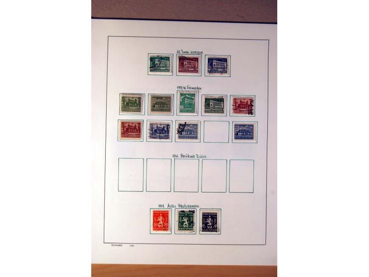 1865/1977, umfangreiche vorwiegend ungebrauchte und gestempelte Sammlung Estland, Lettland und Litauen, Tschechoslowakei, Rum