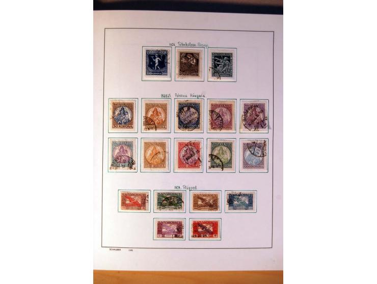 1865/1977, umfangreiche vorwiegend ungebrauchte und gestempelte Sammlung Estland, Lettland und Litauen, Tschechoslowakei, Rum