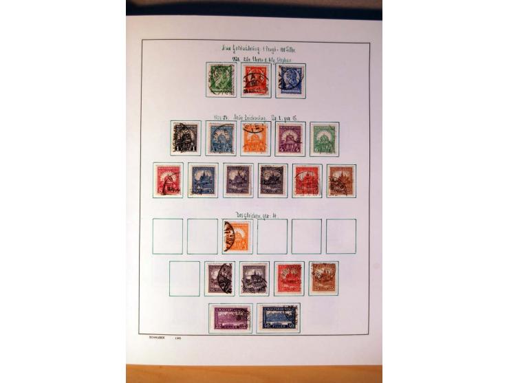 1865/1977, umfangreiche vorwiegend ungebrauchte und gestempelte Sammlung Estland, Lettland und Litauen, Tschechoslowakei, Rum