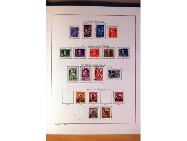 1865/1977, umfangreiche vorwiegend ungebrauchte und gestempelte Sammlung Estland, Lettland und Litauen, Tschechoslowakei, Rum
