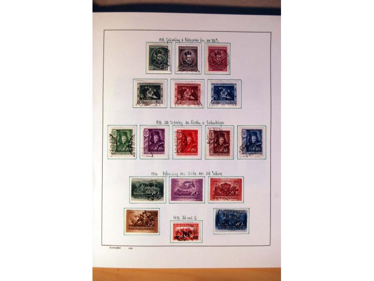 1865/1977, umfangreiche vorwiegend ungebrauchte und gestempelte Sammlung Estland, Lettland und Litauen, Tschechoslowakei, Rum